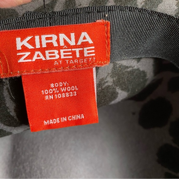 Kirna Zabete for Target 100% Wool Leopard Print Hat - Picture 4 of 4